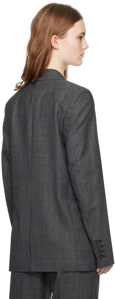 Яке TOTEME TOTEME Off-Center Wrap Blazer Сиво | 242-WRZ1916-FB0110, 2