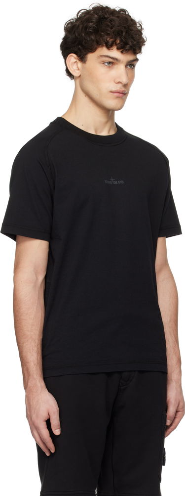 Тениска Stone Island Stone Island Organic Cotton Jersey T-Shirt Черно | K1S15 2100020 S0080, 1