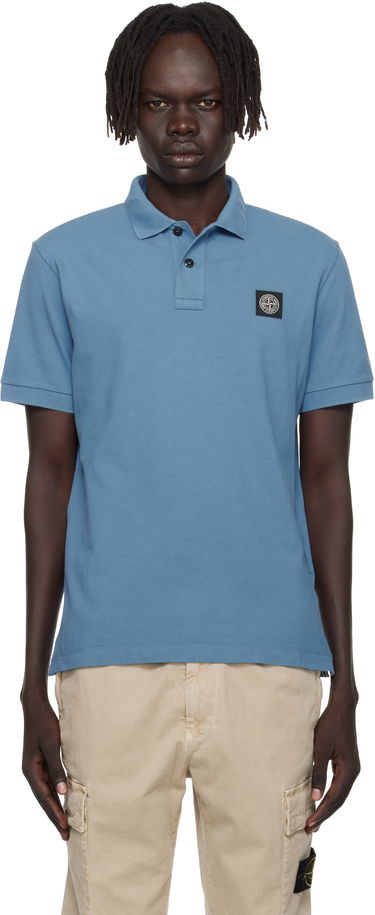 Поло тениска Stone Island Short Sleeve Polo Синьо | K2S15 2200005 S0017, 0