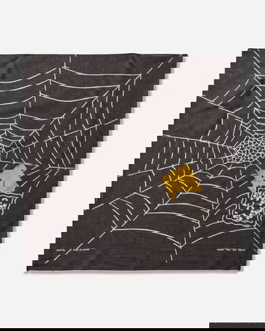 Шал KAPITAL Fastcolor Selvedge Bandana Spider Peckish Черно | K2504BA529 BLACK, 3