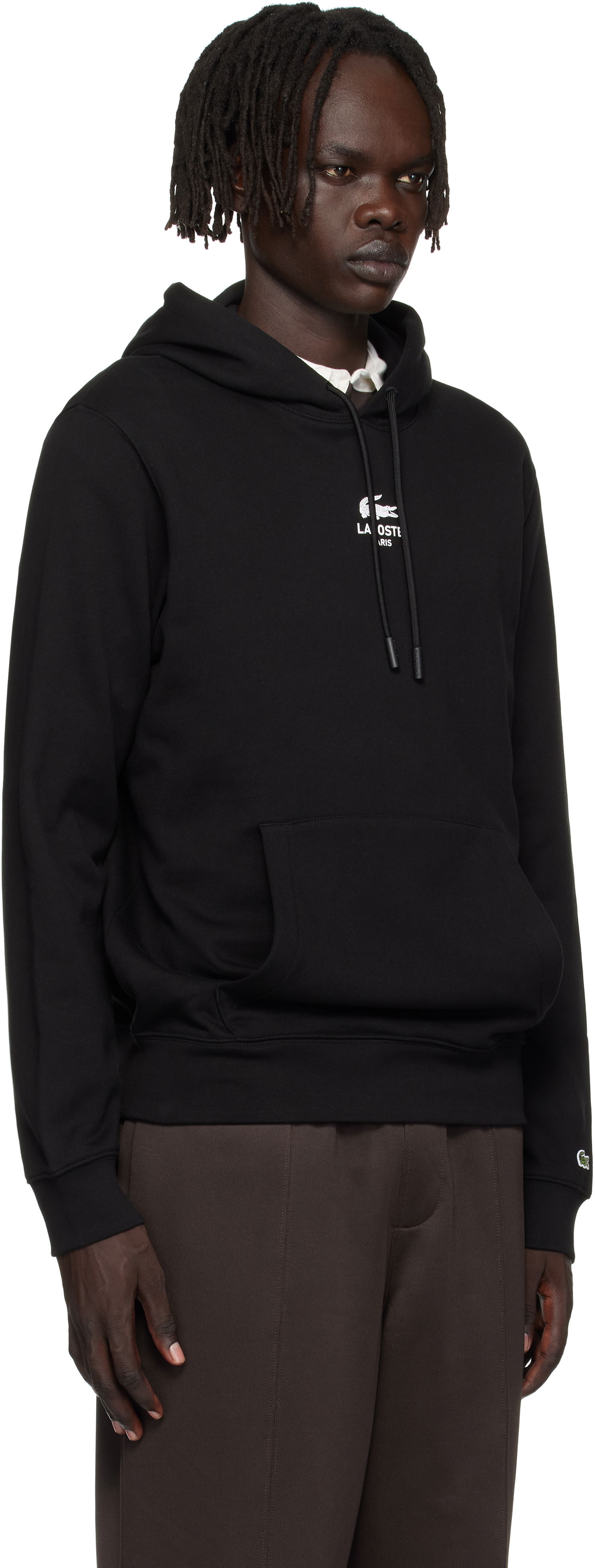 Суитчър Lacoste Print Hoodie Черно | SH2740_031, 1