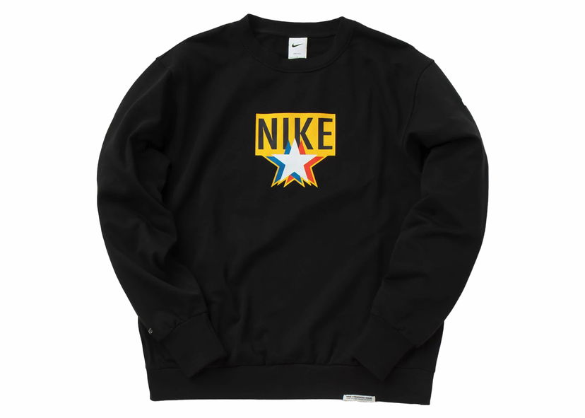Тениска Nike Standard Issue Basketball Crew Sweatshirt Black Черно | DH2849-010