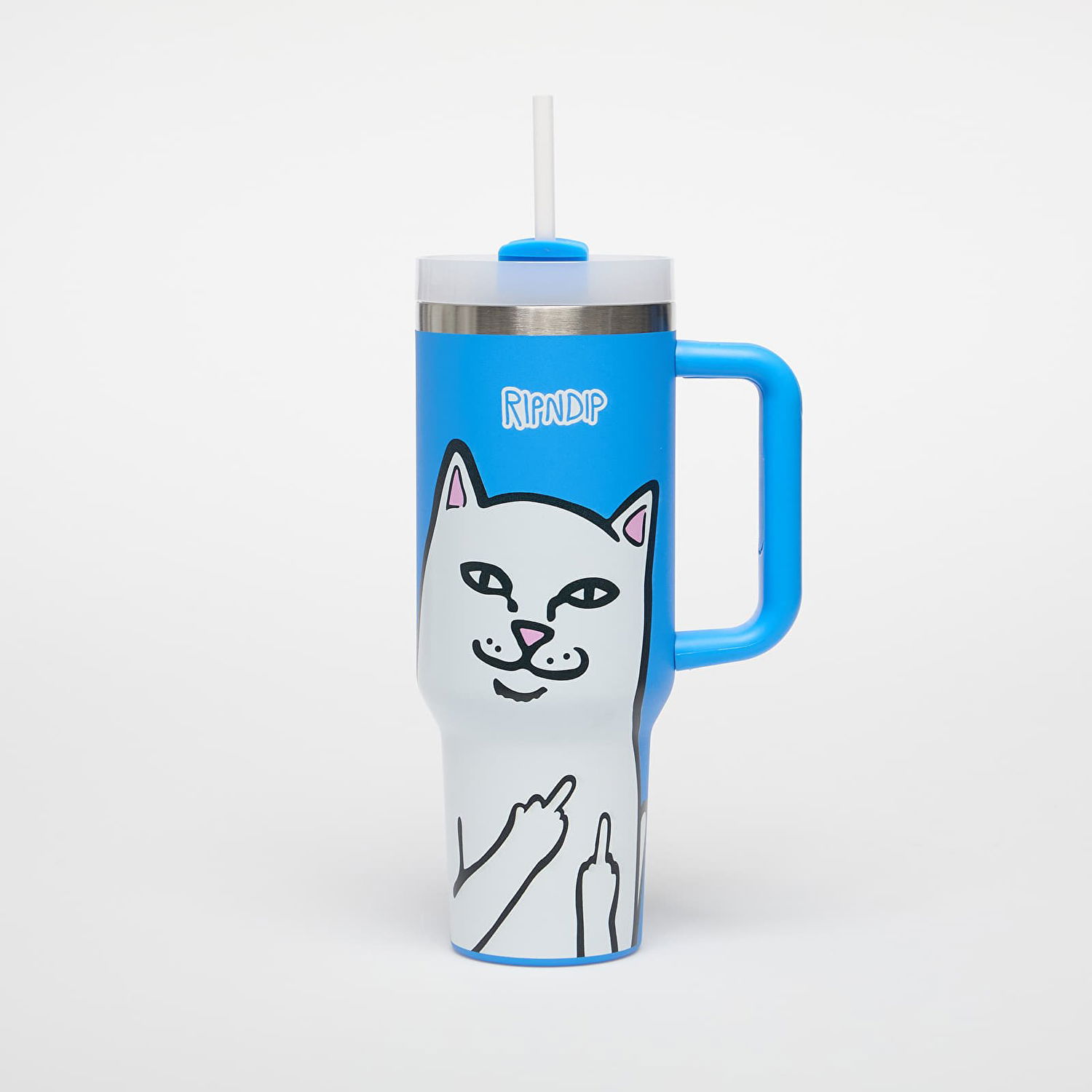 Бутилки за пиене RIPNDIP Lord Nermal Big Ol Cup Tumbler 1200 ml Blue Universal Синьо | RNDNERMCUP, 0