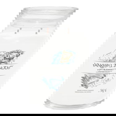 Свещи Yankee Candle Signature Large Jar 2 Wicks Soft Blanket Бяло | 40368, 0