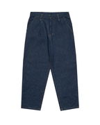 Pleated Relaxed Fit Denim Pants