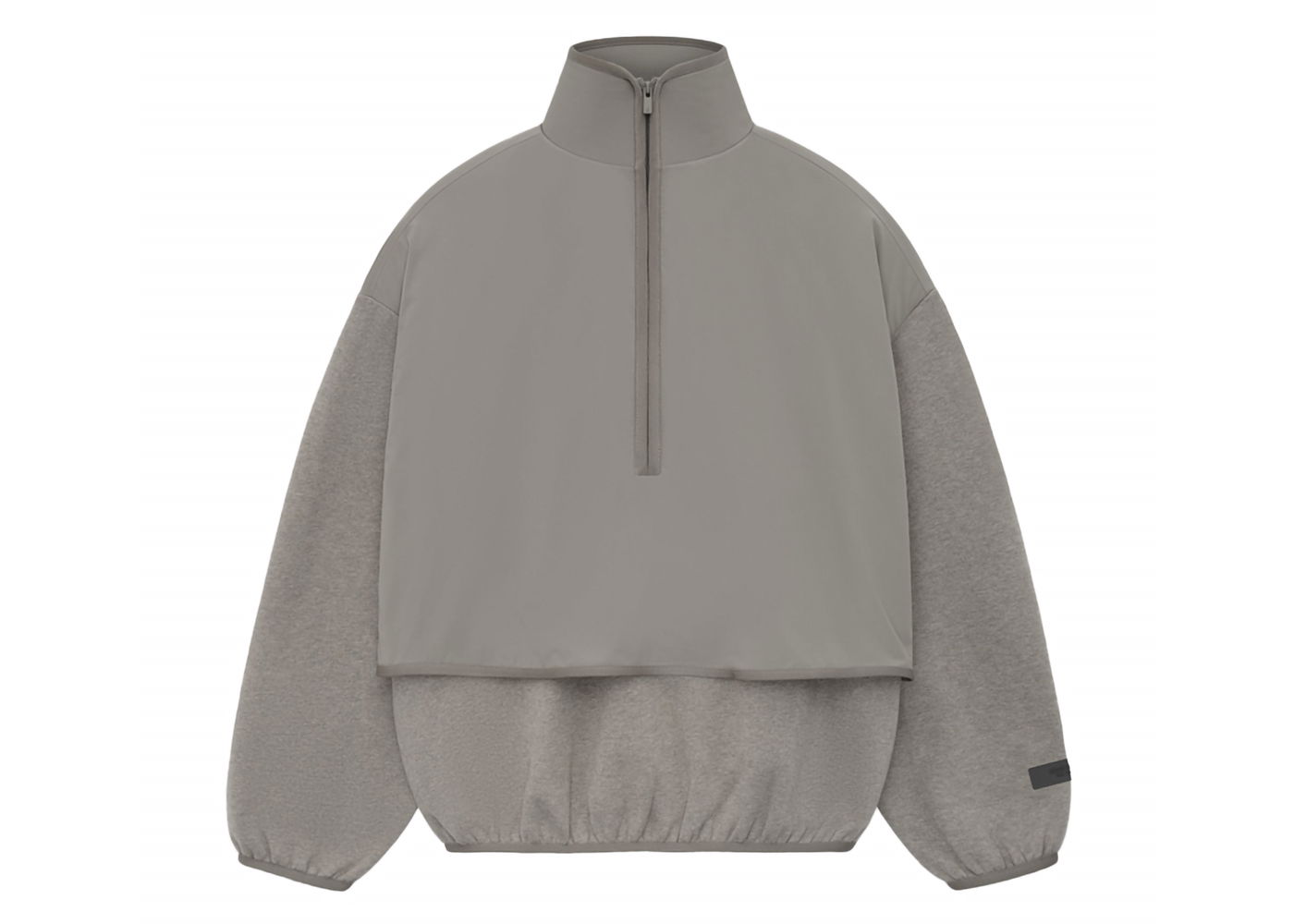 Суитчър Fear of God Core Collection Nylon Fleece Mockneck Dust/Heather Grey Сиво | 202SU244301F, 0