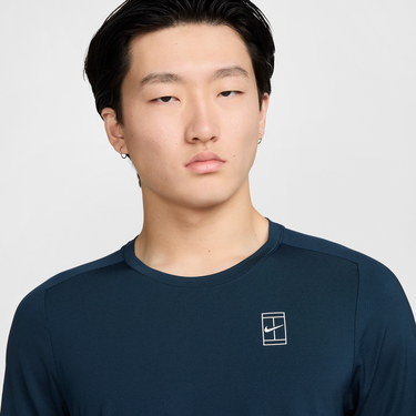 Тениска Nike NikeCourt Advantage Dri-FIT Tennis T-Shirt Тъмно синьо | FZ6910-478, 4
