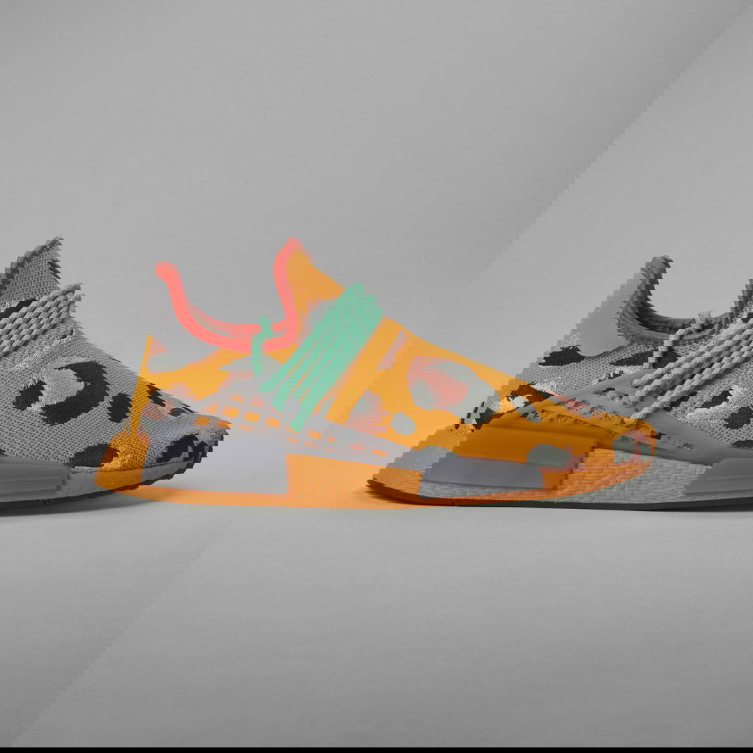 Кецове и обувки adidas Originals Pharrell Williams x NMD Hu "Fred Flintstone" Оранжево
 | GZ4439, 1