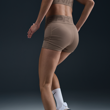 Сутиен Nike Pro Sculpt High-Waisted 3" Bike Shorts Кафяво | FV7033-233, 4