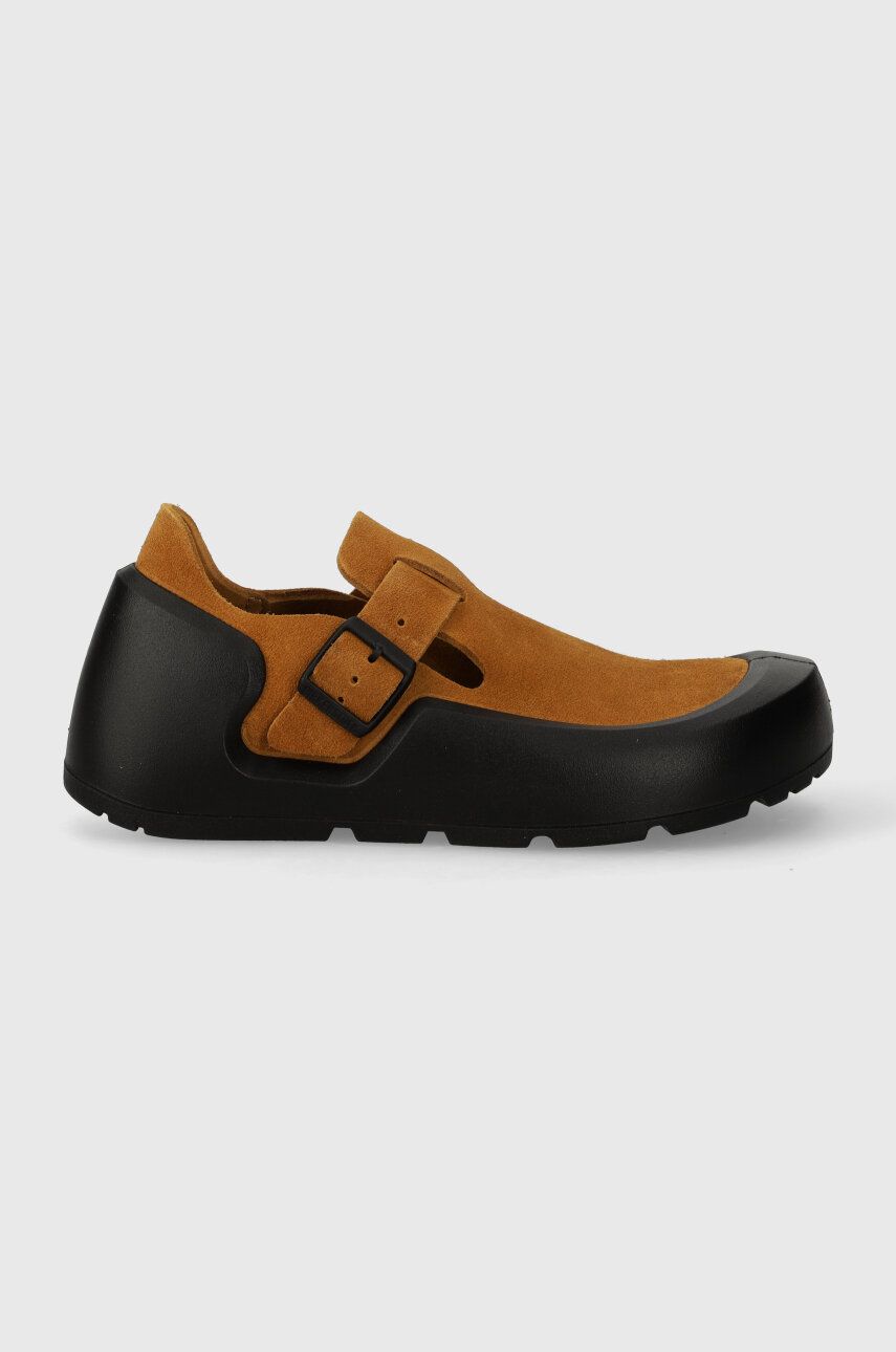 Кецове и обувки Birkenstock Suede Slip-On Shoes Кафяво | 1027351, 1