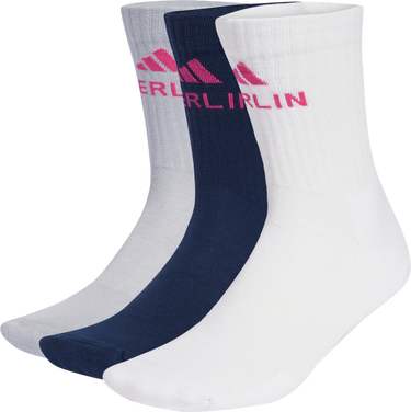 Чорапи adidas Originals BMW Berlin Marathon 2025 3 Pairs Quarter Socks Тъмно синьо | jy7723, 0