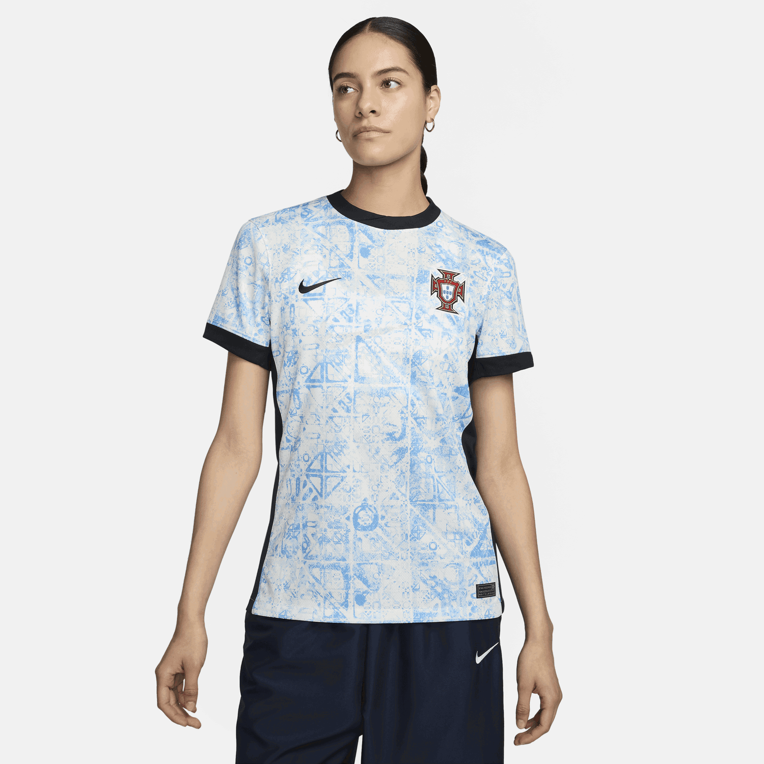 Фланелка Nike Dri-FIT Portugal Stadium 2024/25 Replica Бяло | FJ4324-133, 1