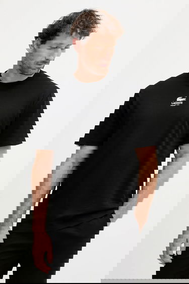 Тениска Lacoste Lacoste Paris Logo Print T-Shirt Черно | TH2739, 0