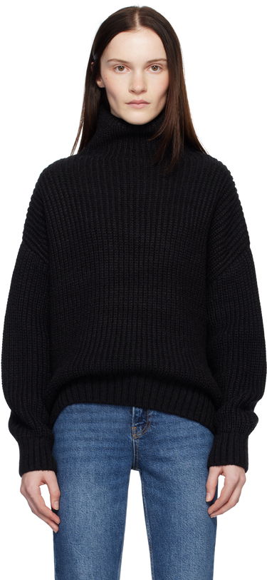 Пуловер Anine Bing Sydney Knit Turtleneck Sweater Черно | A-09-0102-000, 0