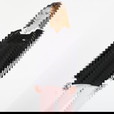 Фланелка adidas Originals 3S Jaquard Long Sleeve Jersey Черно | KD2897, 0