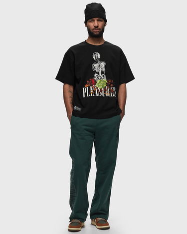Тениска Moose Knuckles X PLEASURES STATUE GRAPHIC TEE Черно | M33MT752PL-BLACK, 1