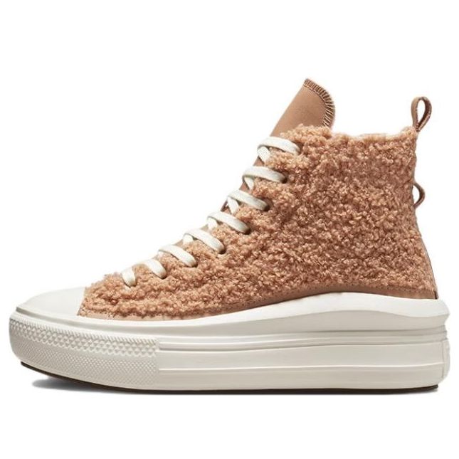 Кецове и обувки Converse Chuck Taylor All Star Move Platform High Sherpa Кафяво | A04259C
