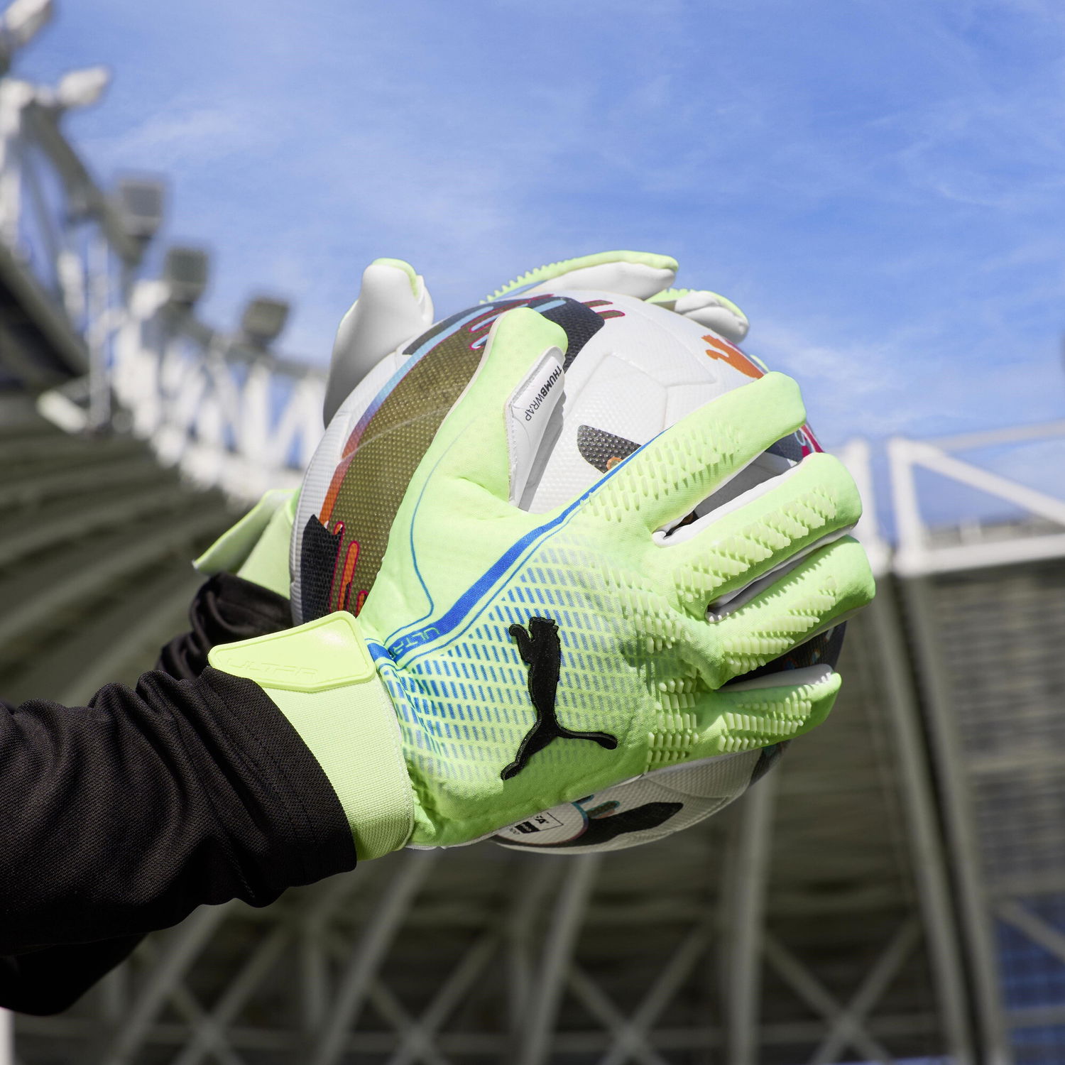 Ръкавици Puma ULTRA ULTIMATE Hybrid Goalkeeper Gloves Зелено | 041948_02, 1