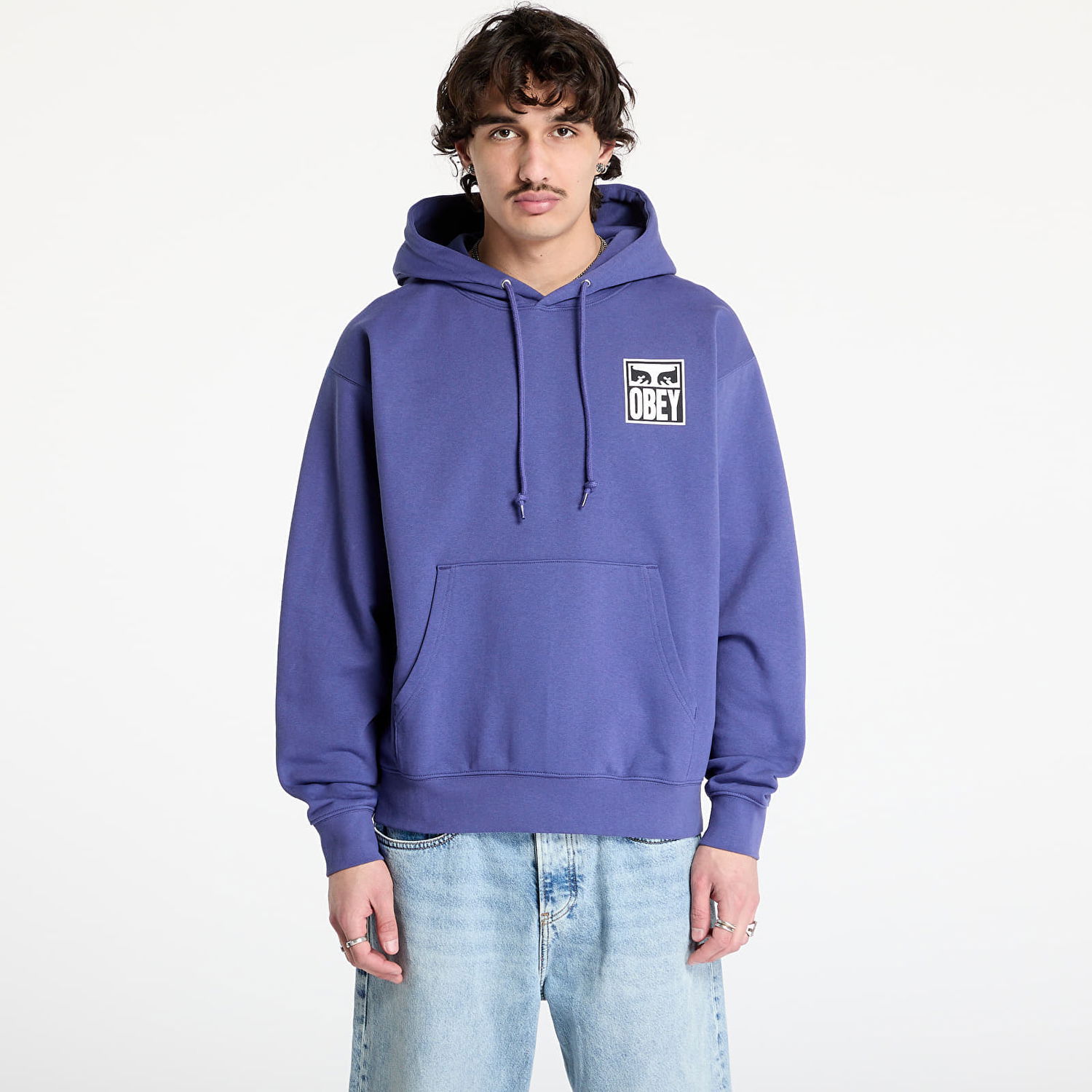 Суитчър OBEY OBEY Eyes Icon 2 Hoodie Лилаво | 117462142-SIB, 0