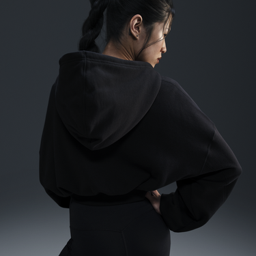 Суитчър Nike Sportswear Cropped Hoodie Черно | FV7777-010, 1