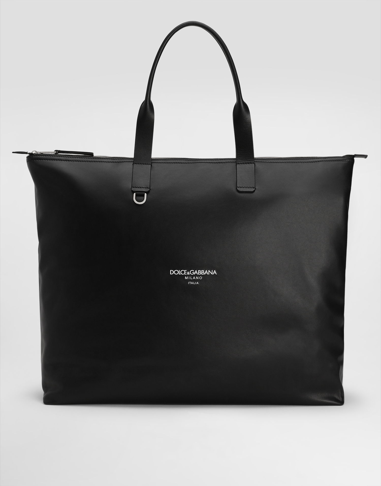 Голяма пазарска чанта Dolce & Gabbana Dolce & Gabbana Large Calfskin Shopper Черно | BM2374A6E4880999, 0