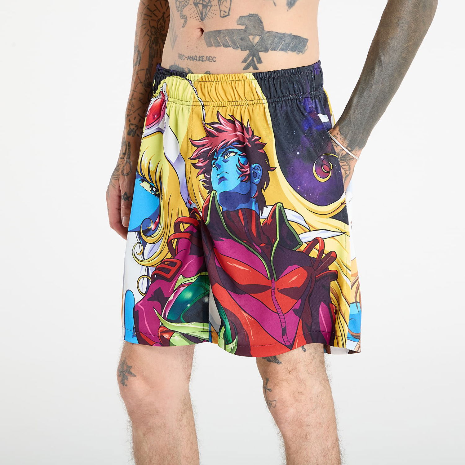 Къси панталони Pleasures PLEASURES Interstella Shorts Многоцветен | P25DP011-MULTI, 1