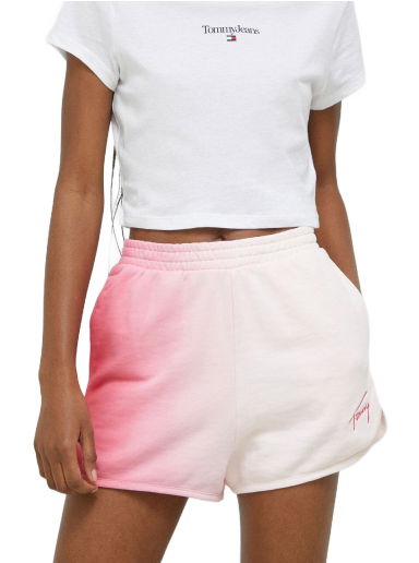 Къси панталони Tommy Hilfiger Signature Dip Dye Shorts Розово | DW0DW15382.PPYX