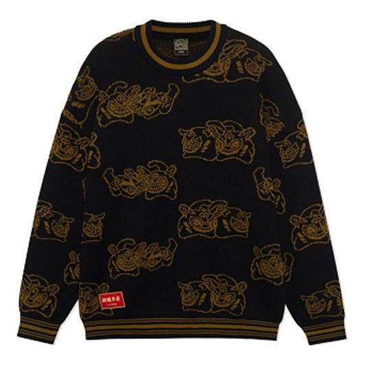 Пуловер Li-Ning Graphic Crew Neck Sweater Черно | AMBS025-2