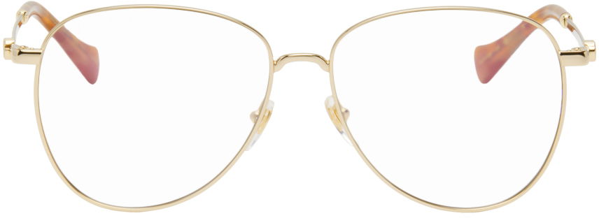 Облекло Gucci Aviator Glasses Бежово | GG1419S-004, 0