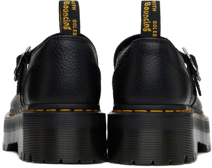 Облекло Dr. Martens Dr. Martens Addina Flower Buckle Leather Platform Oxfords Черно | 27644001, 1