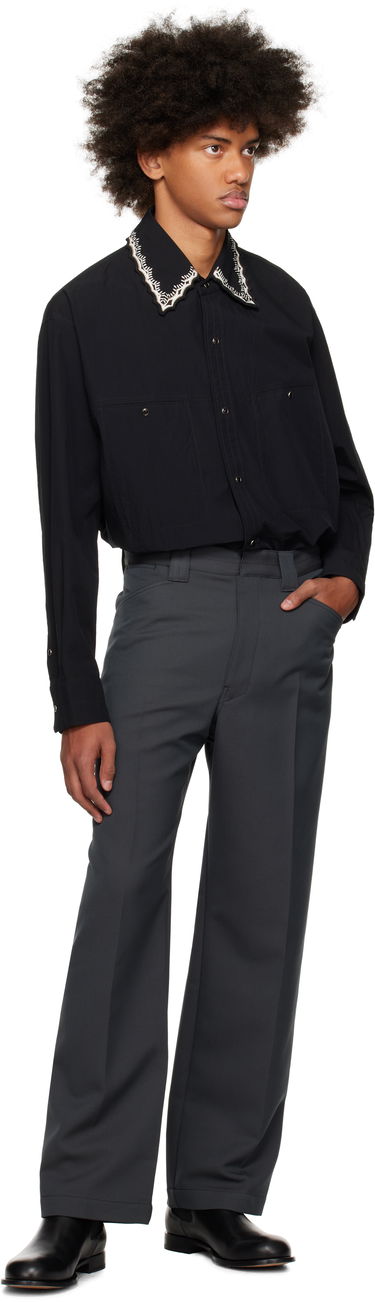 Панталони LEMAIRE LEMAIRE Straight Trousers Сиво | PA1148 LF483, 3