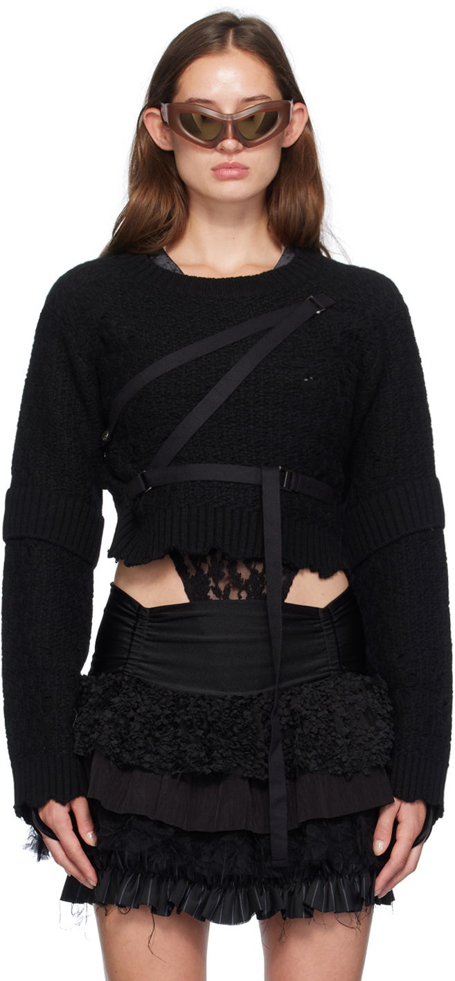 Пуловер Andersson Bell Strap Sweater Черно | atb1196w, 0