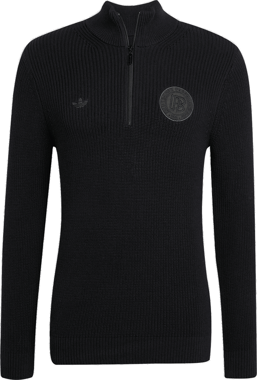 Пуловер adidas Originals Adidas DFB Deutschland Half-Zip Sweatshirt Черно | ji6778