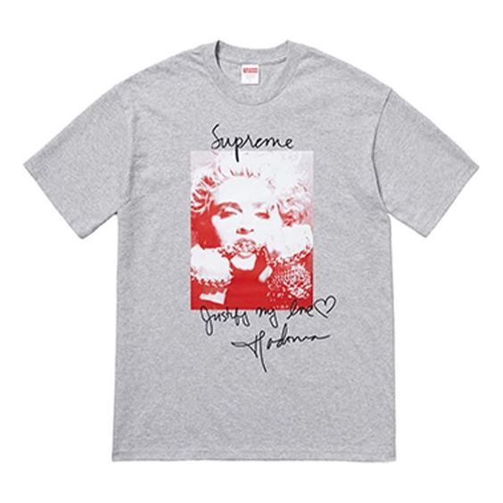 Тениска Supreme Madonna Printed T-Shirt Сиво | SUP-FW18-004, 0