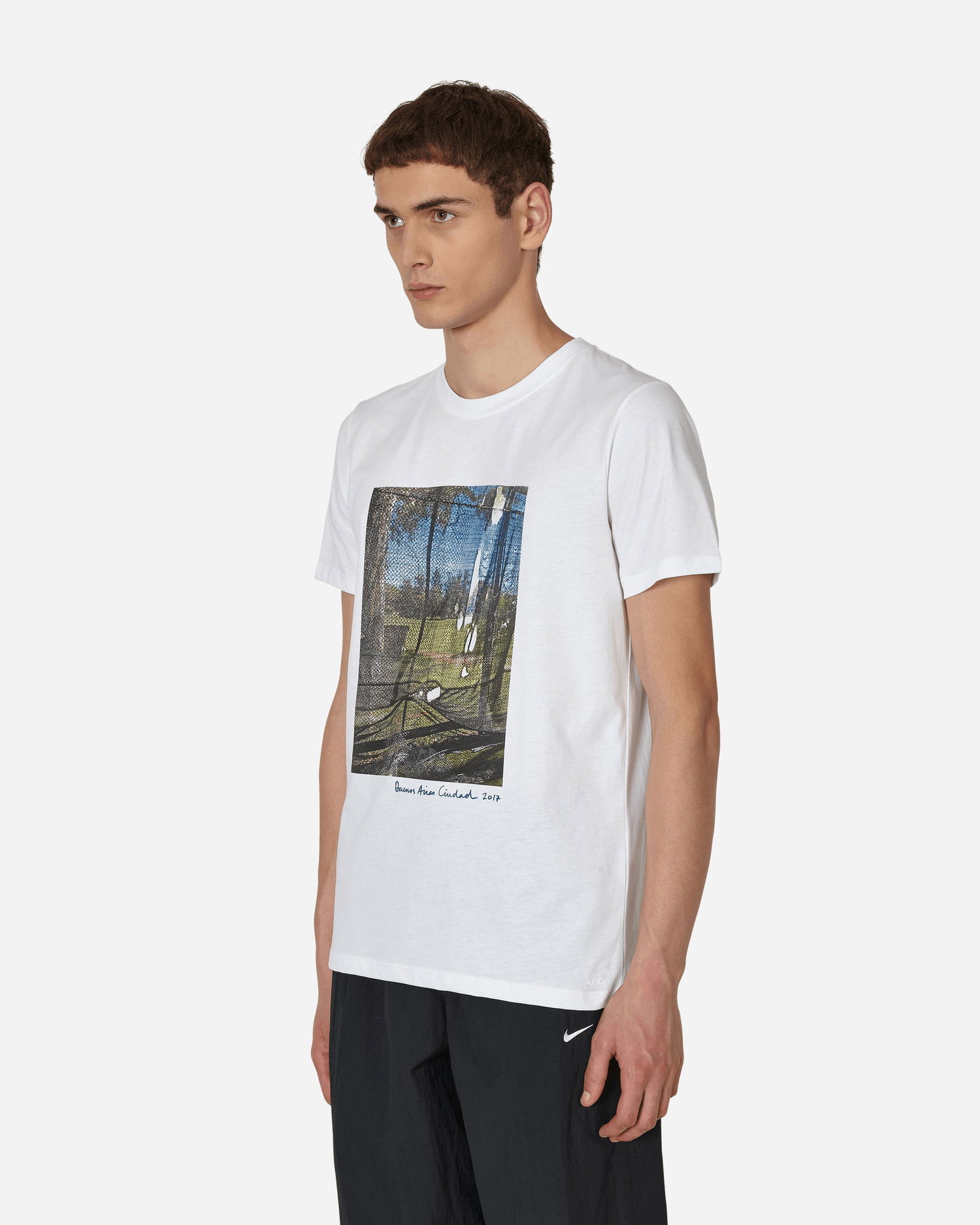 Тениска A.P.C. Jean Touitou x Palermo Tee Бяло | COELH-M26165-AAB, 1