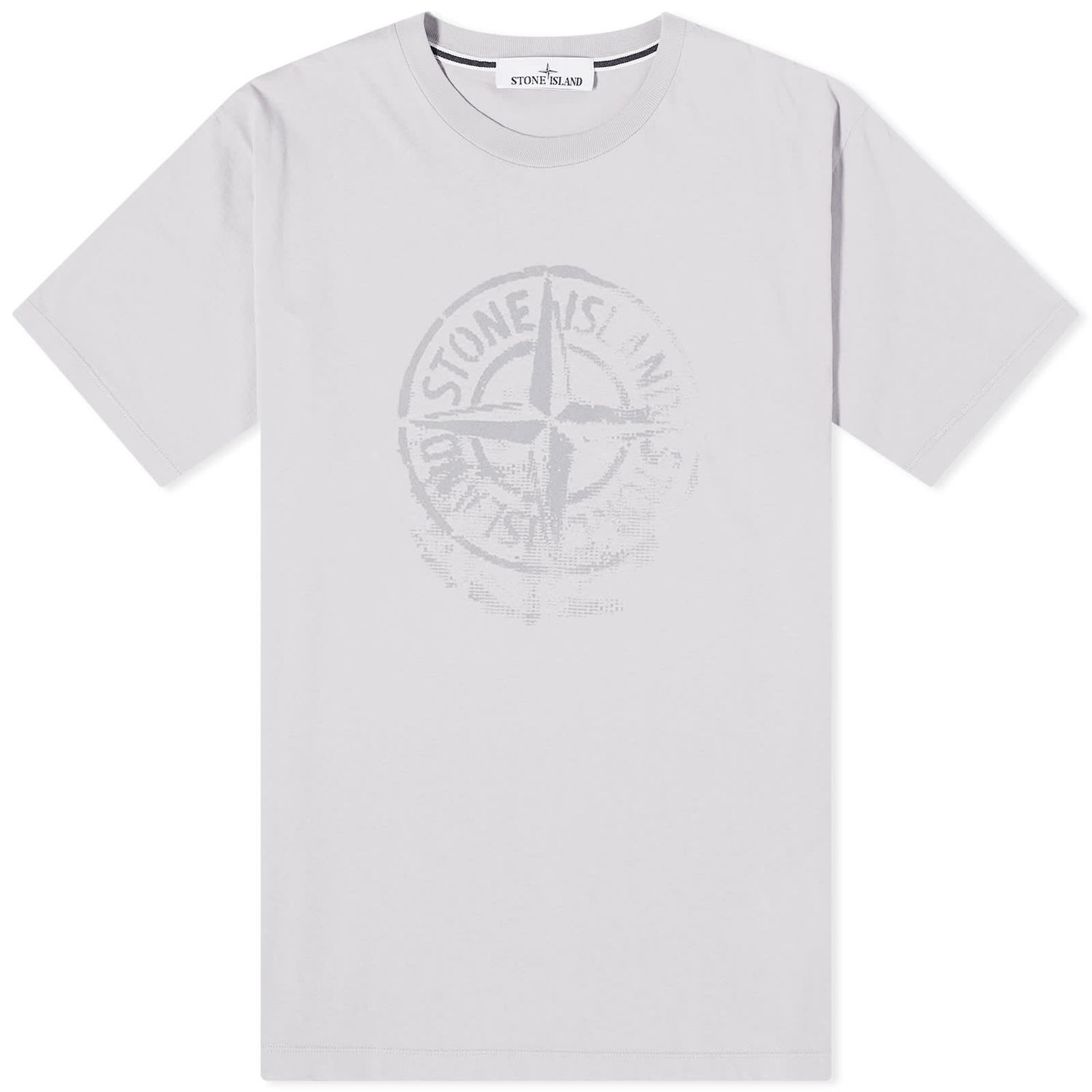 Тениска Stone Island Reflective One Badge Print T-Shirt Сиво | 80152RC87-V0064, 0