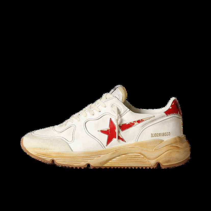 Кецове и обувки Golden Goose Running Sole White Red Бяло | GMF00126.F003460.10575