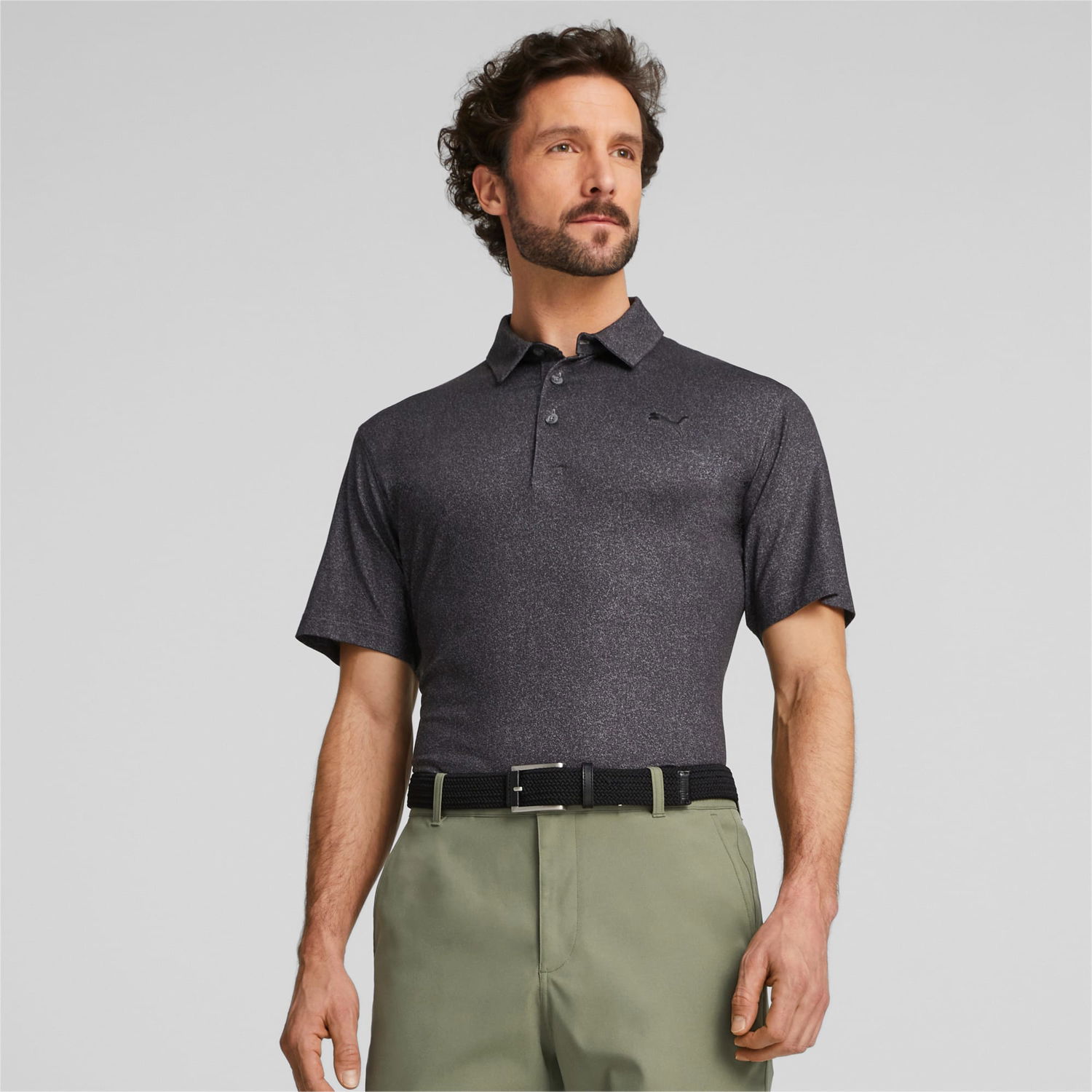 Поло тениска Puma Cloudspun Primary Golf Poloshirt Herren, Schwarz, Черно | 538993_01, 1