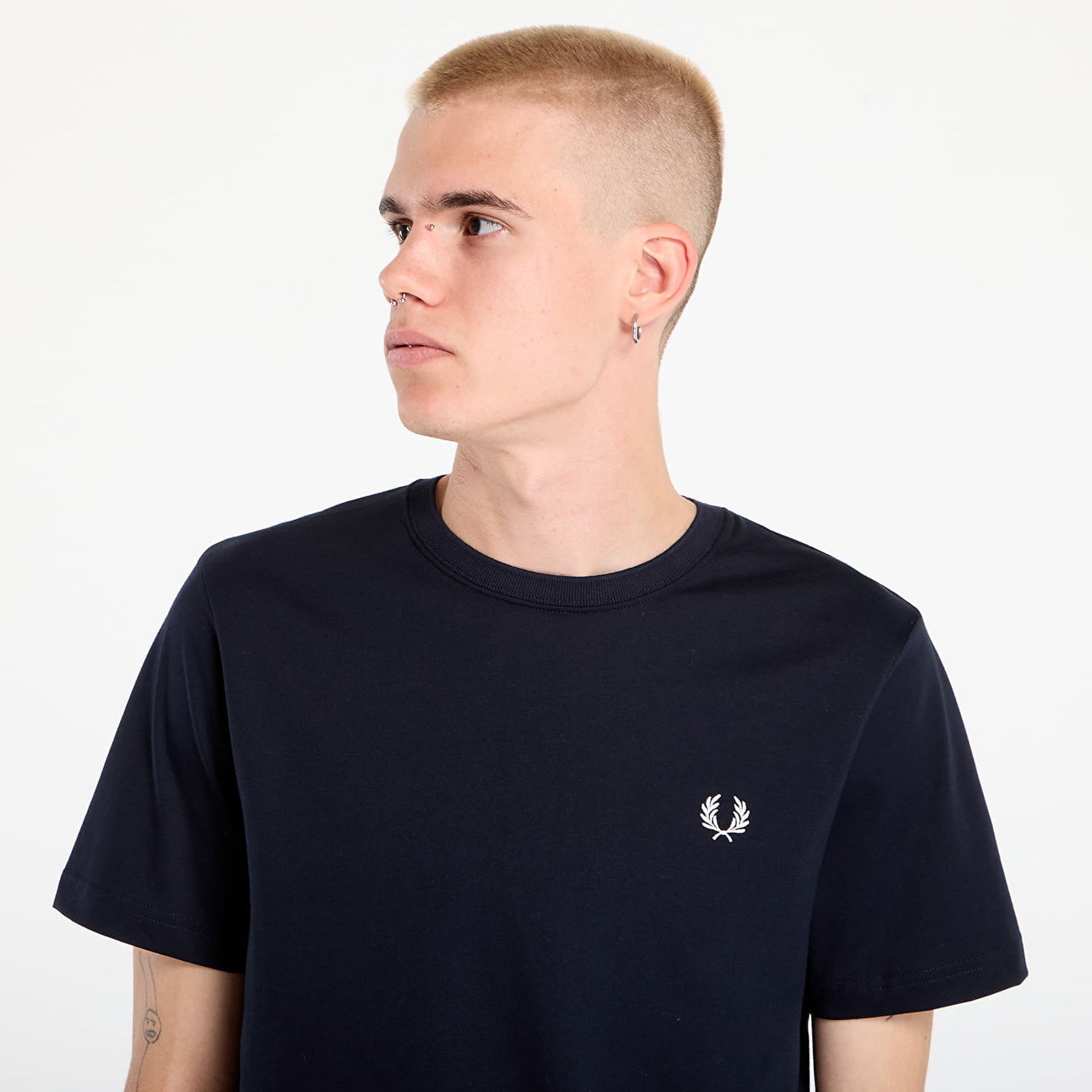 Тениска Fred Perry Fred Perry Crew Neck T-Shirt Тъмно синьо | M1600V 608, 1