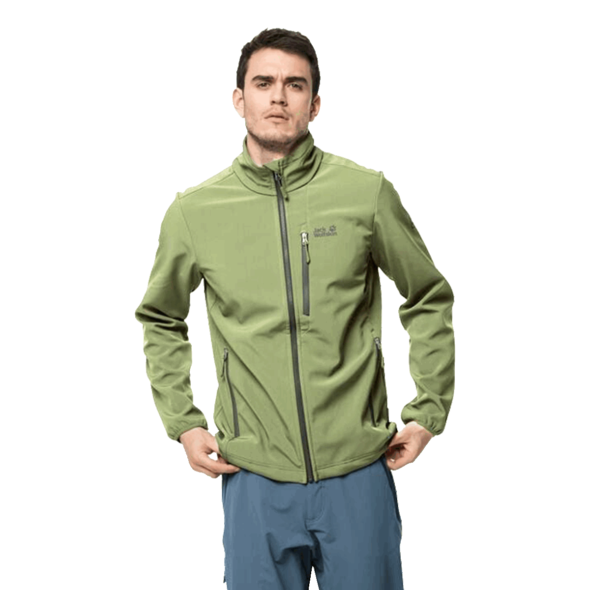 Яке Jack Wolfskin Whirlwind Softshell Jacket Зелено | 1305801-4129, 0