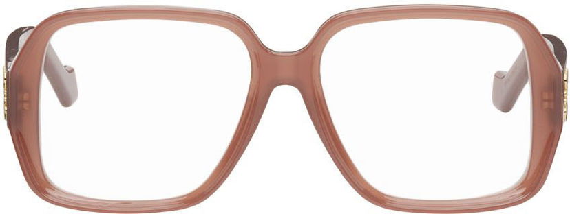 Слънчеви очила Loewe Brown Square Glasses Кафяво | LW50041I