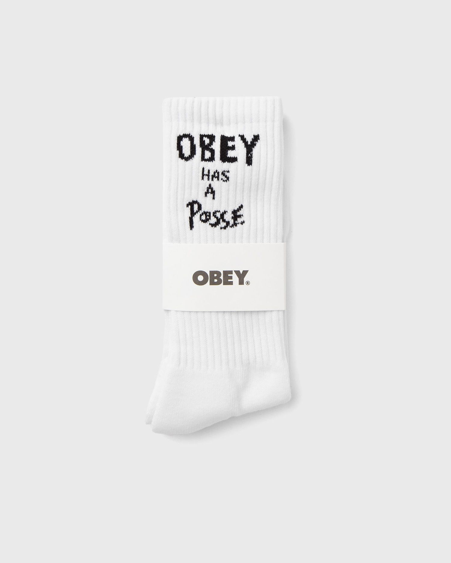 Чорапи OBEY Has A Posse Socks Бяло | 100260187-WHT, 0