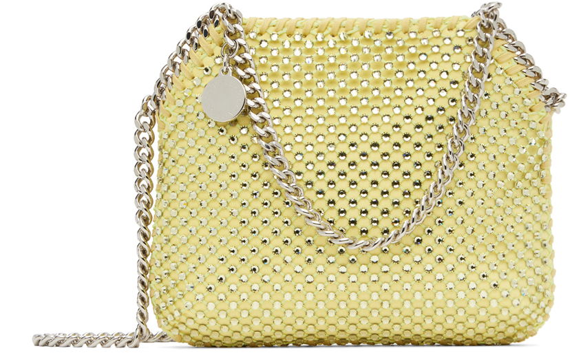 Дамска чанта Stella McCartney Stella McCartney Mini Falabella Shoulder Bag Жълто | 700109WP0415