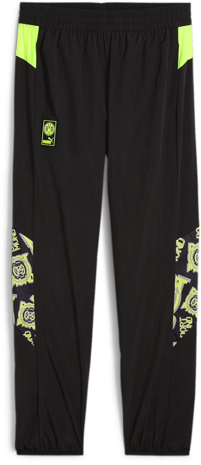 Панталони Puma BVB Dortmund FtblNrgy Woven Pants Черно | 774277-05