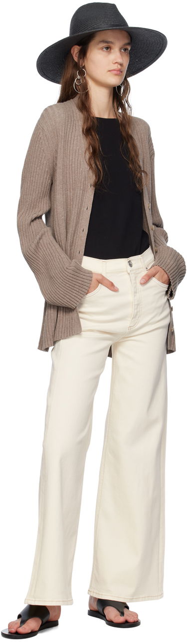 Дънки rag & bone Sofie Ankle Wide-Leg Jeans Бяло | WDD24P2993BREC, 3