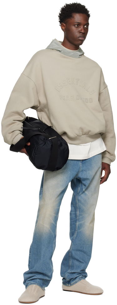 Суитчър Fear of God Essentials Nylon Fleece Hoodie Сиво | 202SP244315F, 3