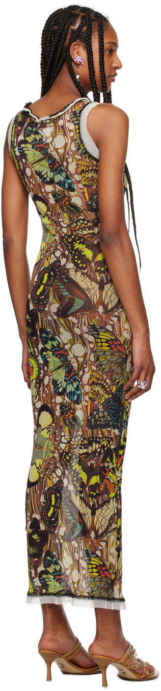 Pокля Jean Paul Gaultier 'The Butterfly' Maxi Dress Многоцветен | 24/25-F-RO092-T545-1090, 2