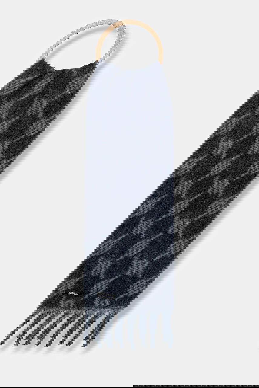 Шал DAILY PAPER Daily Paper Riyo Monogram Wool Blend Scarf Синьо | 2521093, 0
