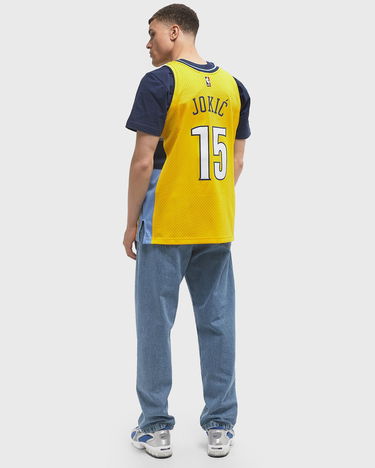 Фланелка Mitchell & Ness Denver Nuggets 2017 Nikola Jokic #15 Swingman Jersey Жълто | JY11638-DNUYELL, 1