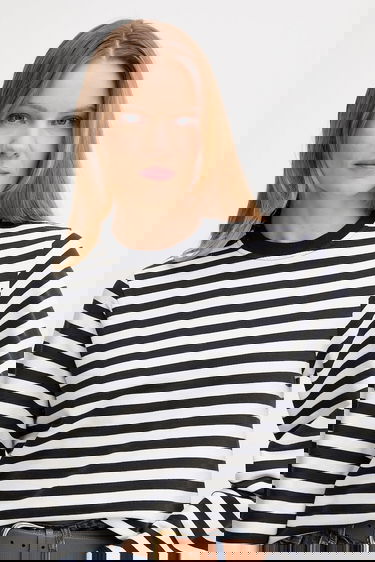 Тениска Barbour Barbour ROBYN Striped Long Sleeve T-Shirt Многоцветен | LOL0642, 4